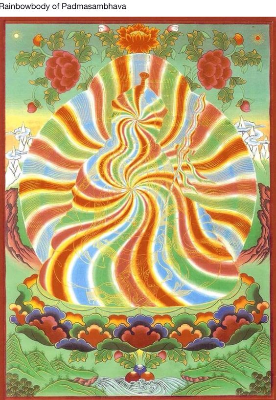 Guru Rinpoche Rainbow Body